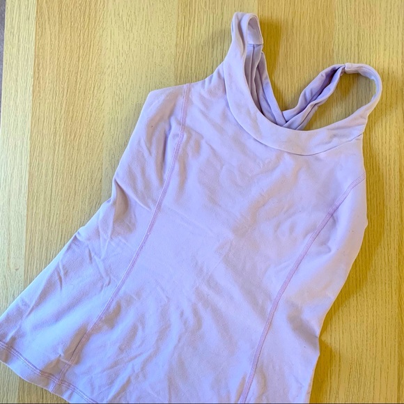 Lululemon Lilac Crossback Top - Picture 1 of 3